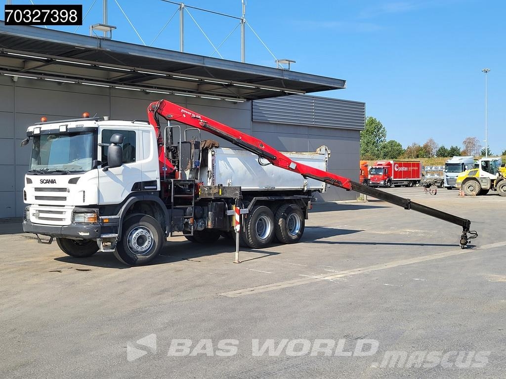 Scania P400 6X4 HMF 1444-Z2 Crane Remote Full Steel Manua Camiones bañeras basculantes o volquetes