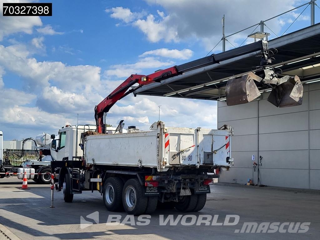Scania P400 6X4 HMF 1444-Z2 Crane Remote Full Steel Manua Camiones bañeras basculantes o volquetes