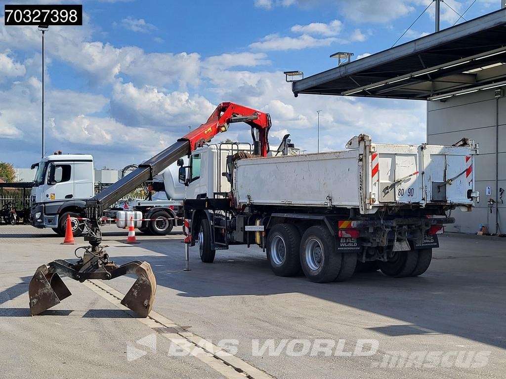 Scania P400 6X4 HMF 1444-Z2 Crane Remote Full Steel Manua Camiones bañeras basculantes o volquetes