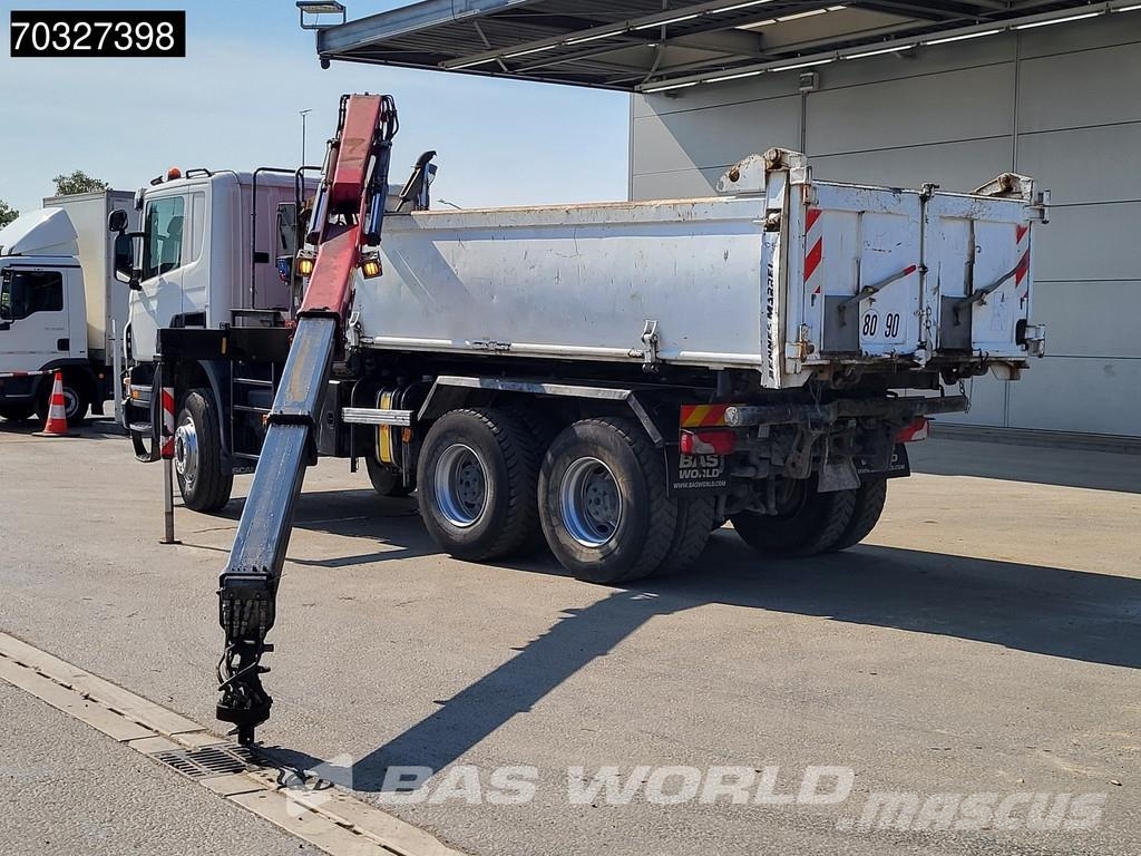 Scania P400 6X4 HMF 1444-Z2 Crane Remote Full Steel Manua Camiones bañeras basculantes o volquetes