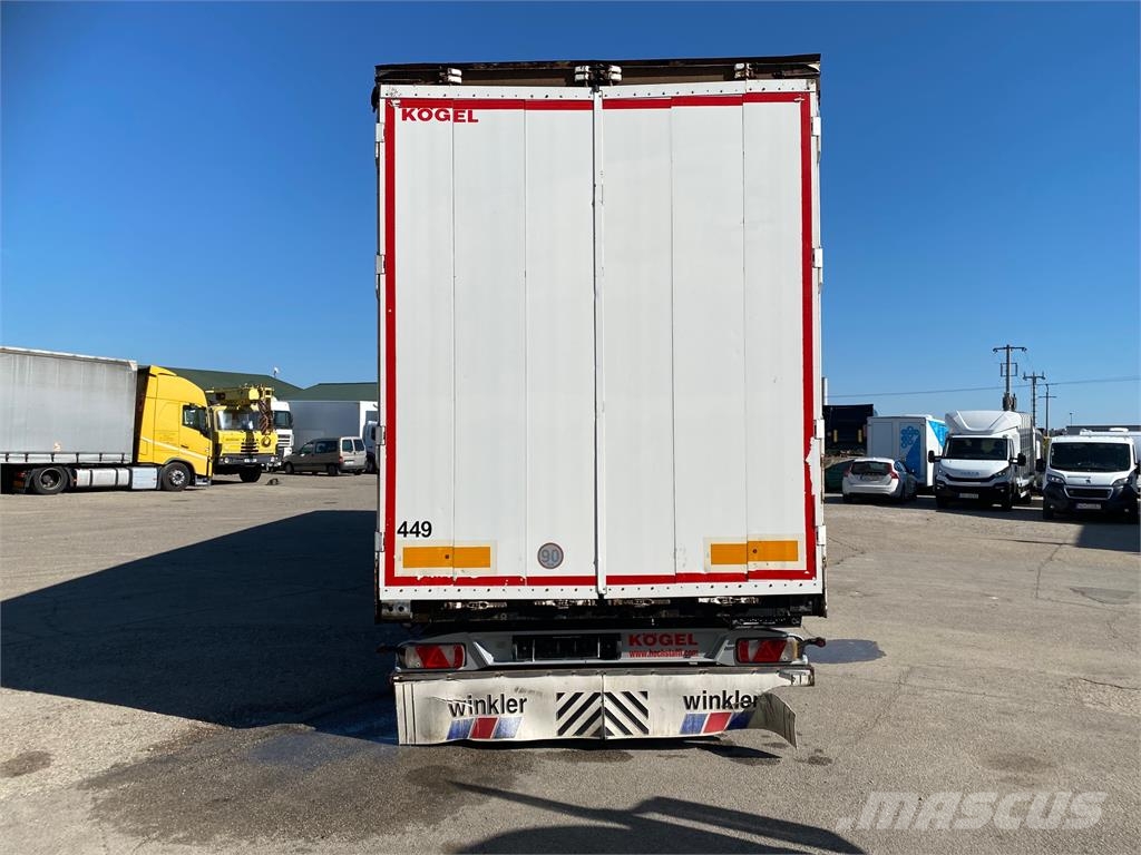 Kögel Iný model VIN 625 نصف مقطورات بباب جانبي