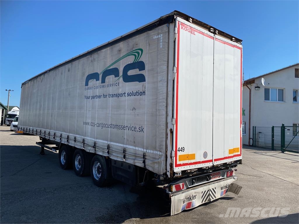Kögel Iný model VIN 625 نصف مقطورات بباب جانبي