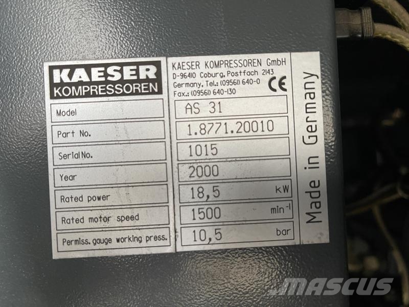 Kaeser AS 31 Kompresori