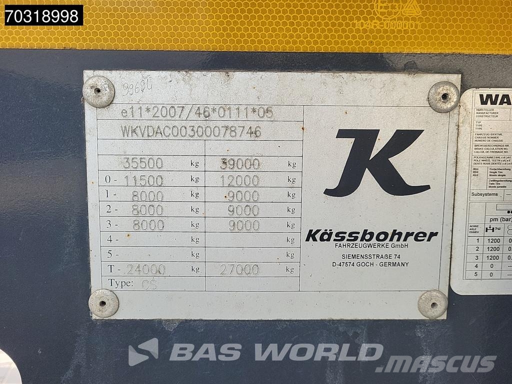 Kässbohrer CS 40ft Lift Axle Containerchassis