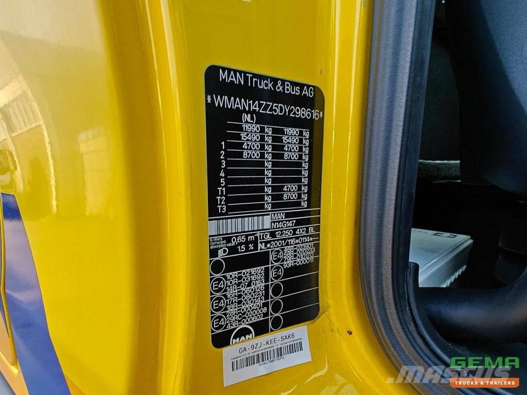 MAN TGL 12.250 4x2 Euro6 Sleeping Cab (5-person) 4x2 E Šleperi za vozila