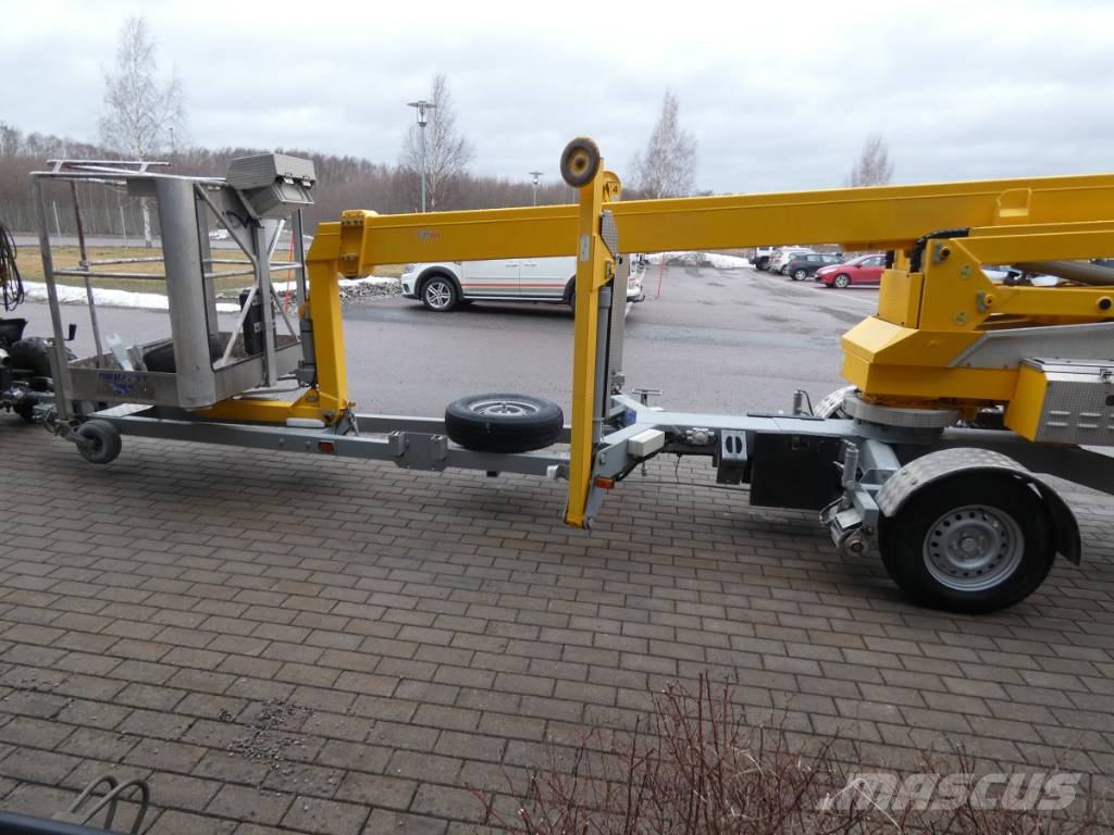 Omme 1550 EBZX المنصات الهوائية المثبتة على مقطورة