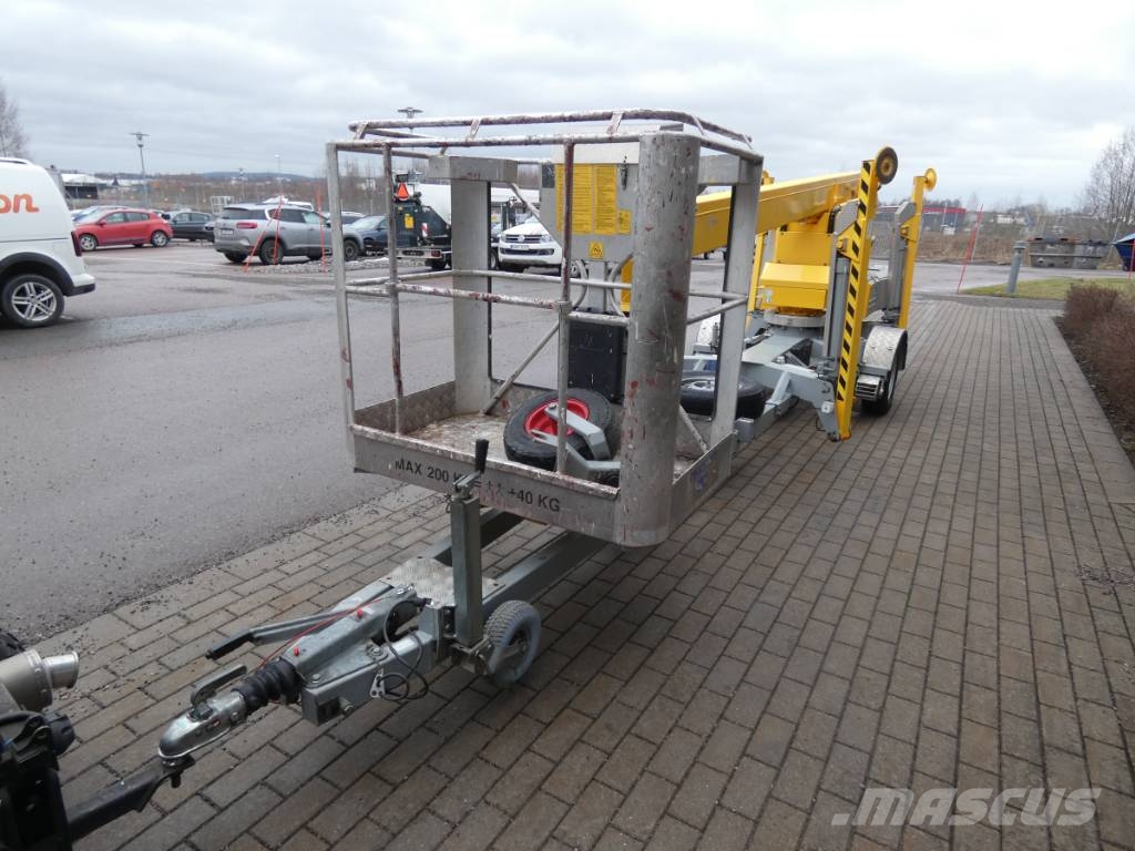 Omme 1550 EBZX المنصات الهوائية المثبتة على مقطورة