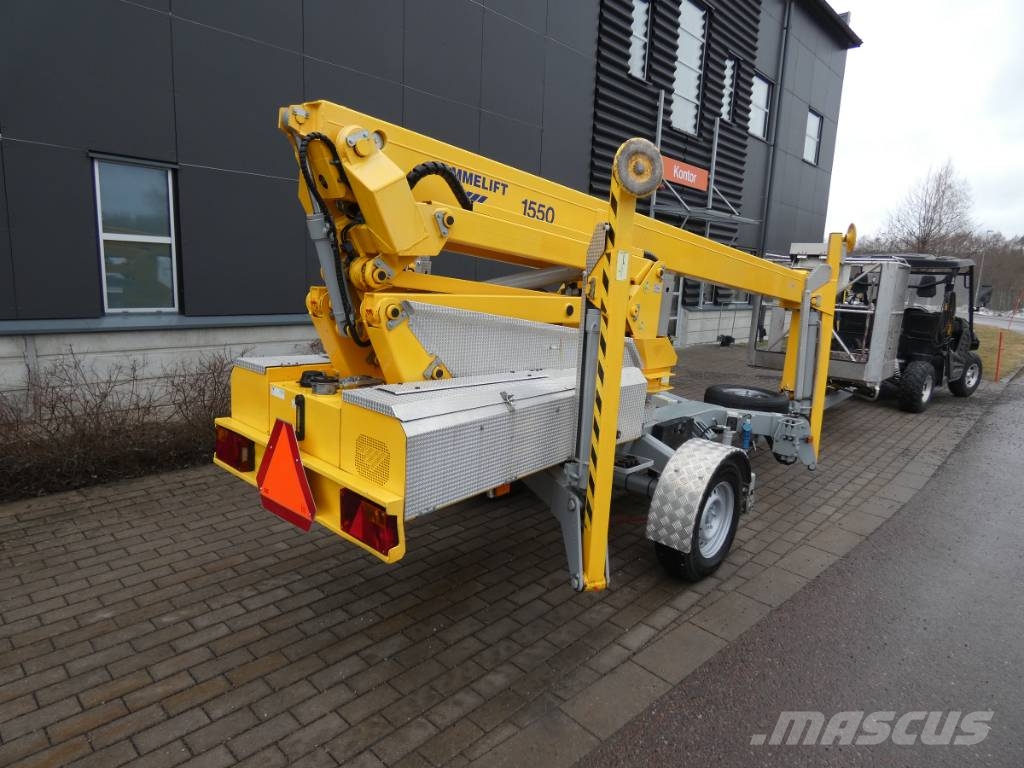 Omme 1550 EBZX المنصات الهوائية المثبتة على مقطورة