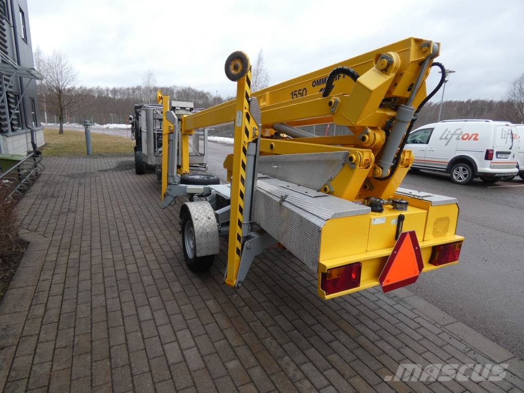 Omme 1550 EBZX المنصات الهوائية المثبتة على مقطورة