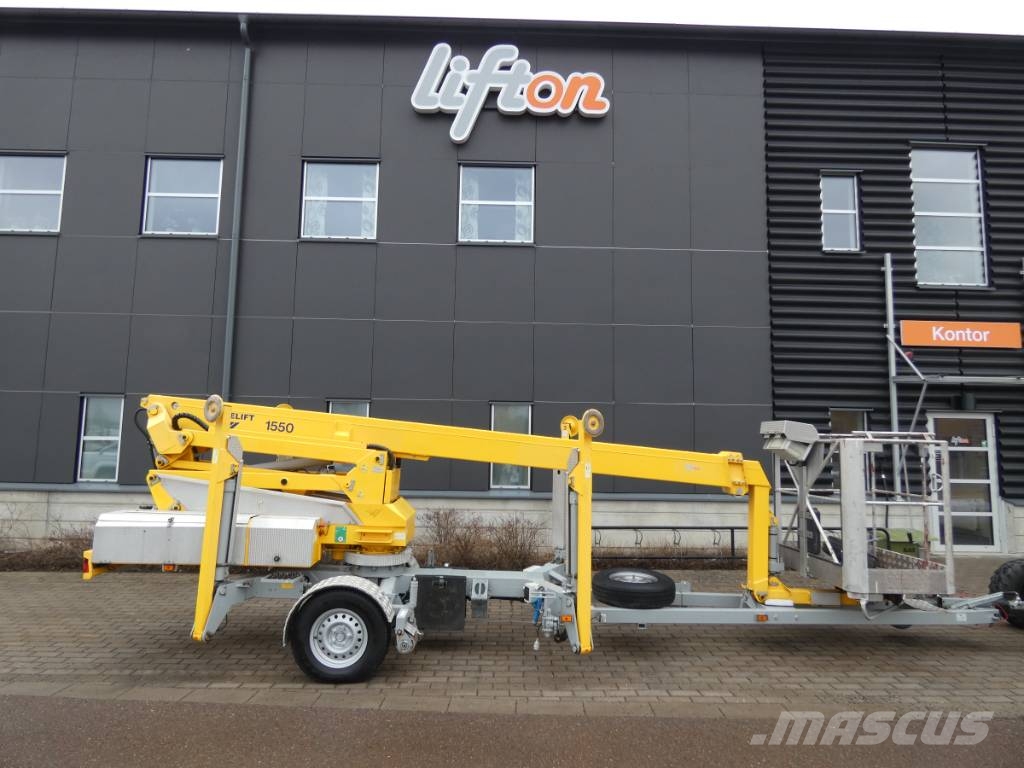 Omme 1550 EBZX المنصات الهوائية المثبتة على مقطورة