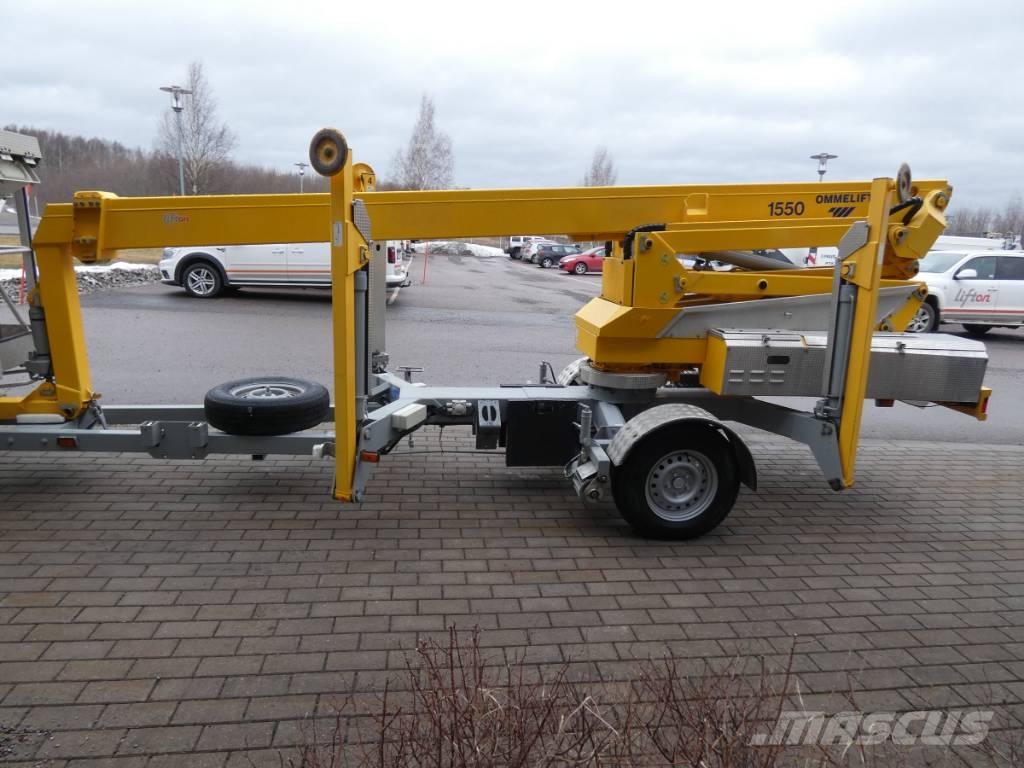 Omme 1550 EBZX المنصات الهوائية المثبتة على مقطورة