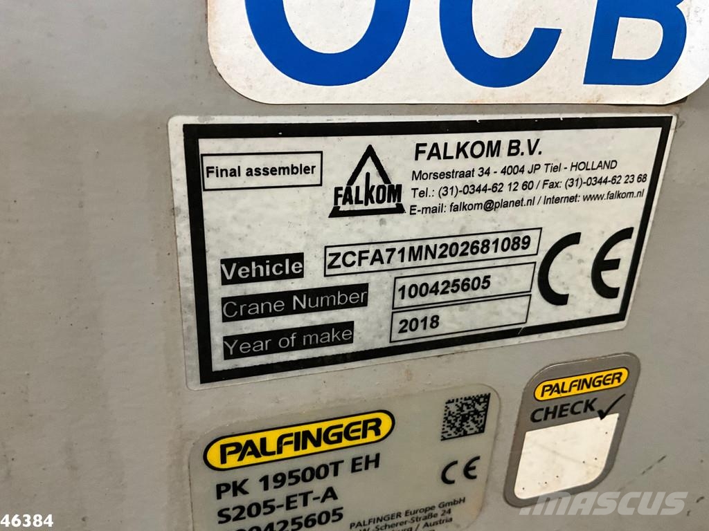 Iveco Eurocargo ML160E32 Euro 6 Falkom Abschlepp + Palfi Sleepwagens