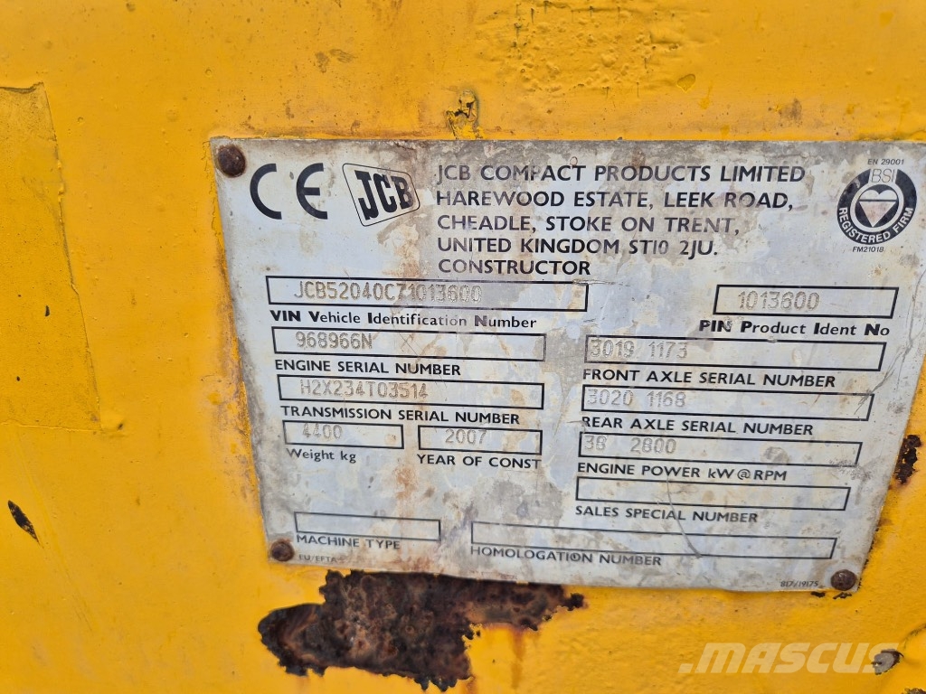 JCB 520-40 Teleskoplader / Telelader / Lader - DEFEKT Teleskoplader