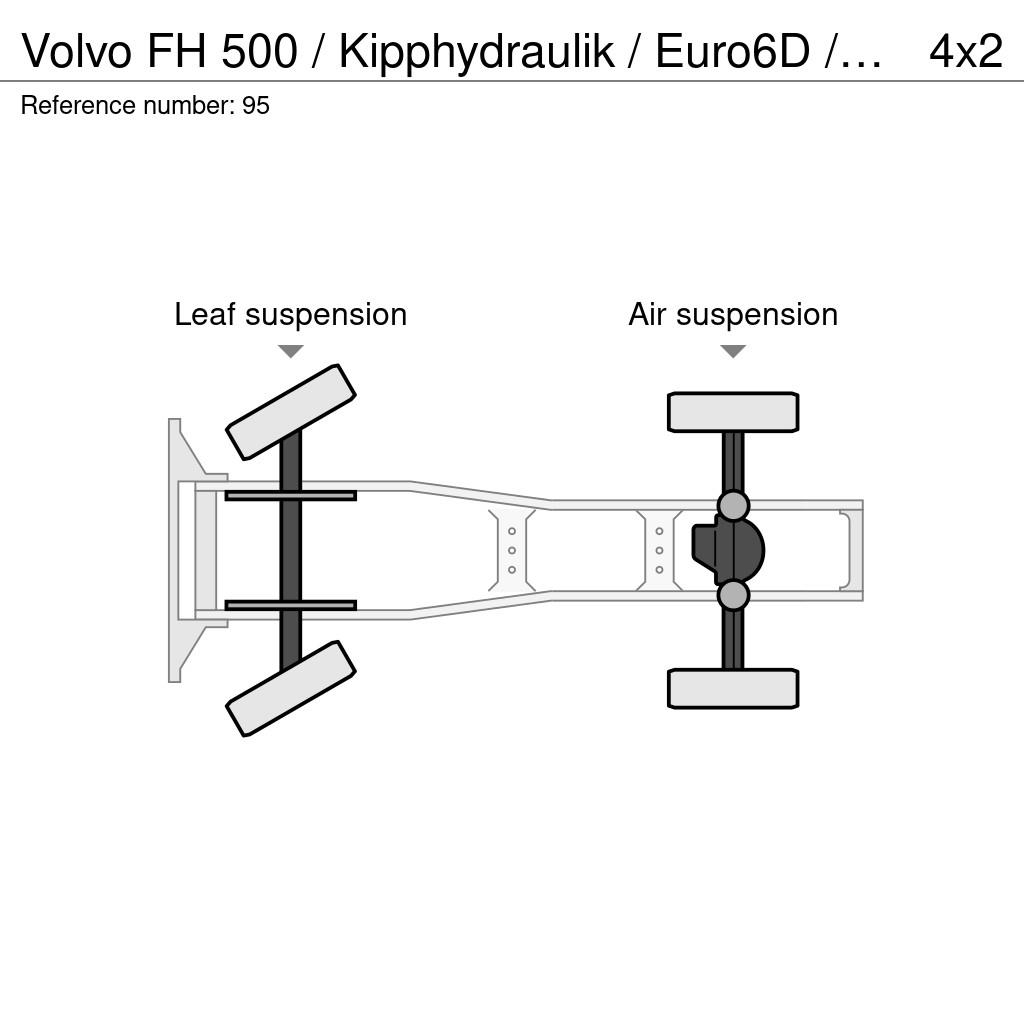 Volvo FH 500 / Kipphydraulik / Euro6D / 450tkm Tahače