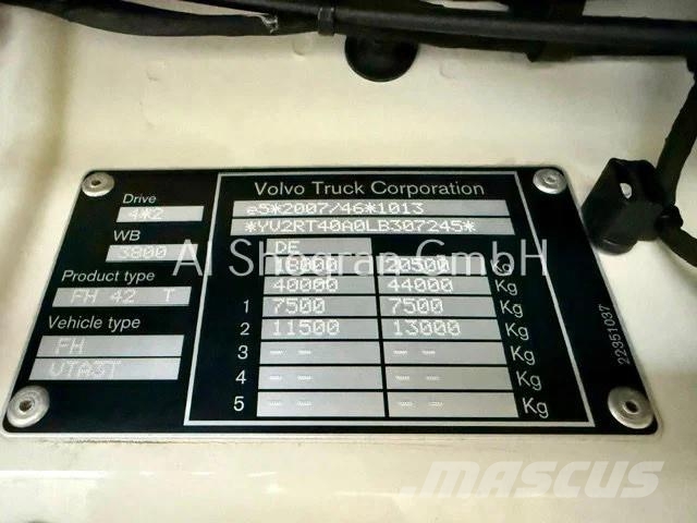 Volvo FH 500 / Kipphydraulik / Euro6D / 450tkm Tractores (camiões)