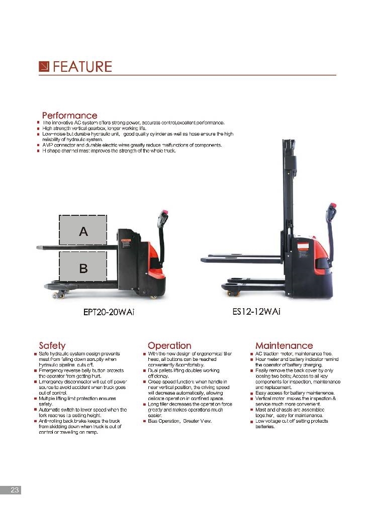 EP EPT20-20WAi Hand pallet truck