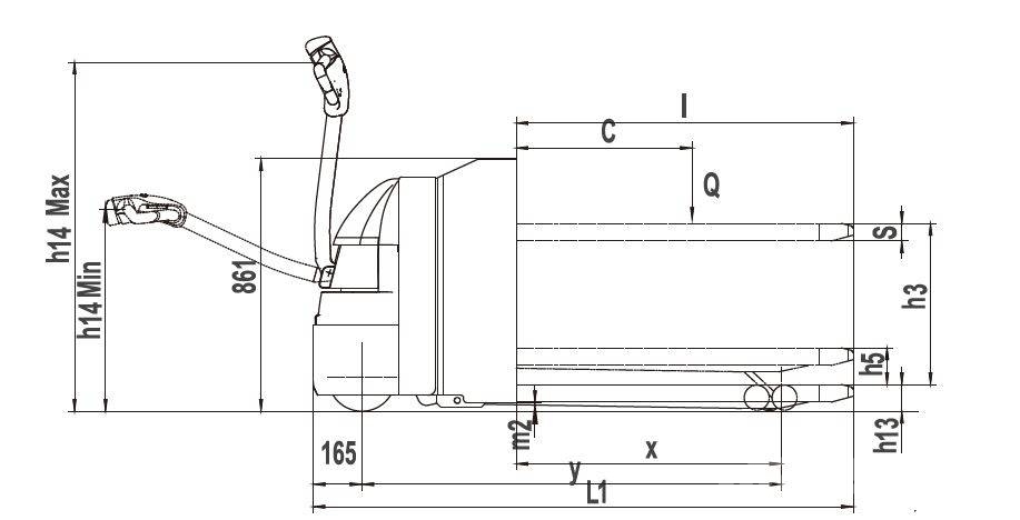 EP EPT20-20WAi Hand pallet truck