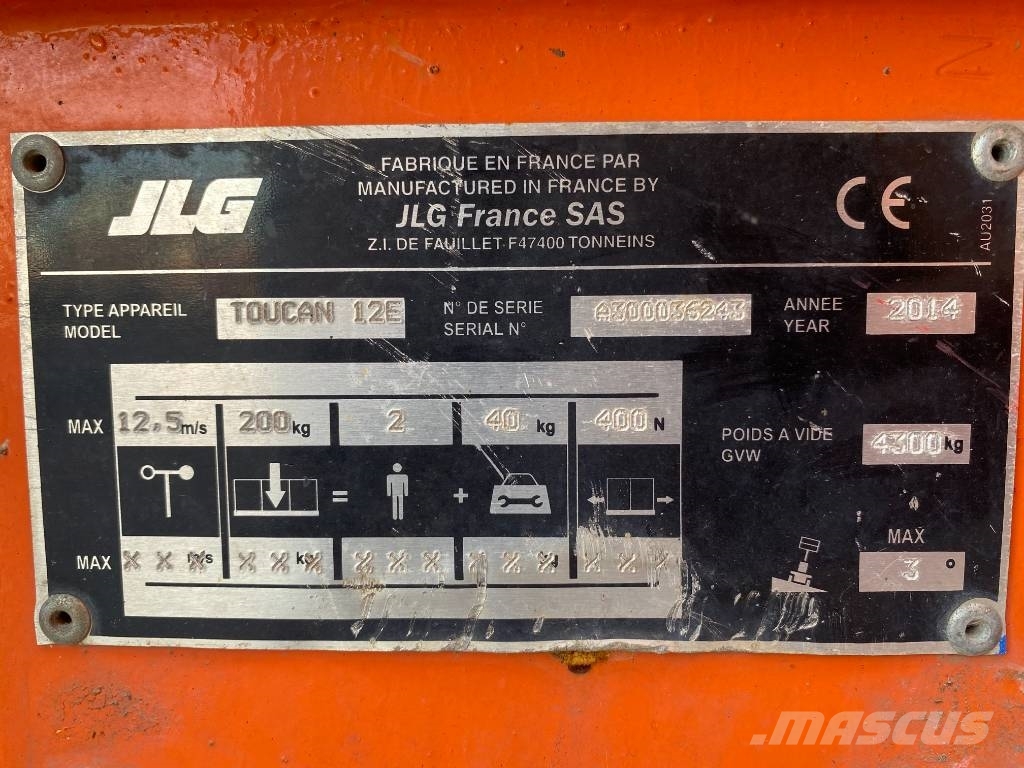 JLG Toucan 12 E Knikarmhoogwerkers