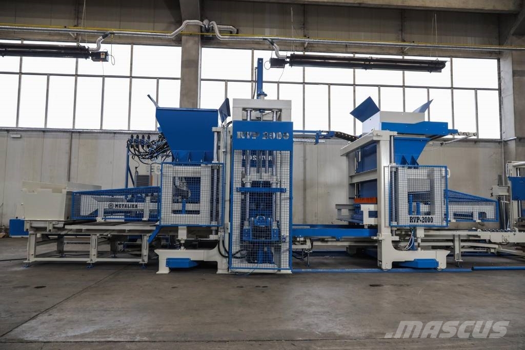 Metalika RVP-2000 Automatic concrete block machine Betono akmens klojimo technika