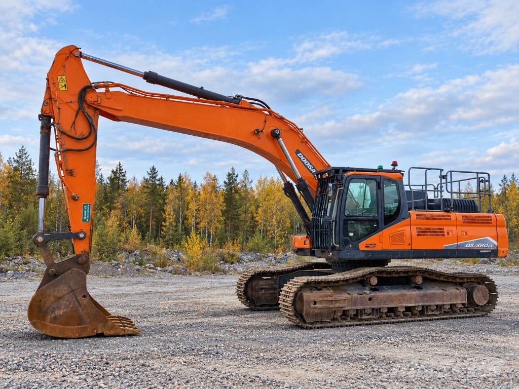Doosan DX 380 LC-7 Tulossa kärsämäki Telakaivukoneet