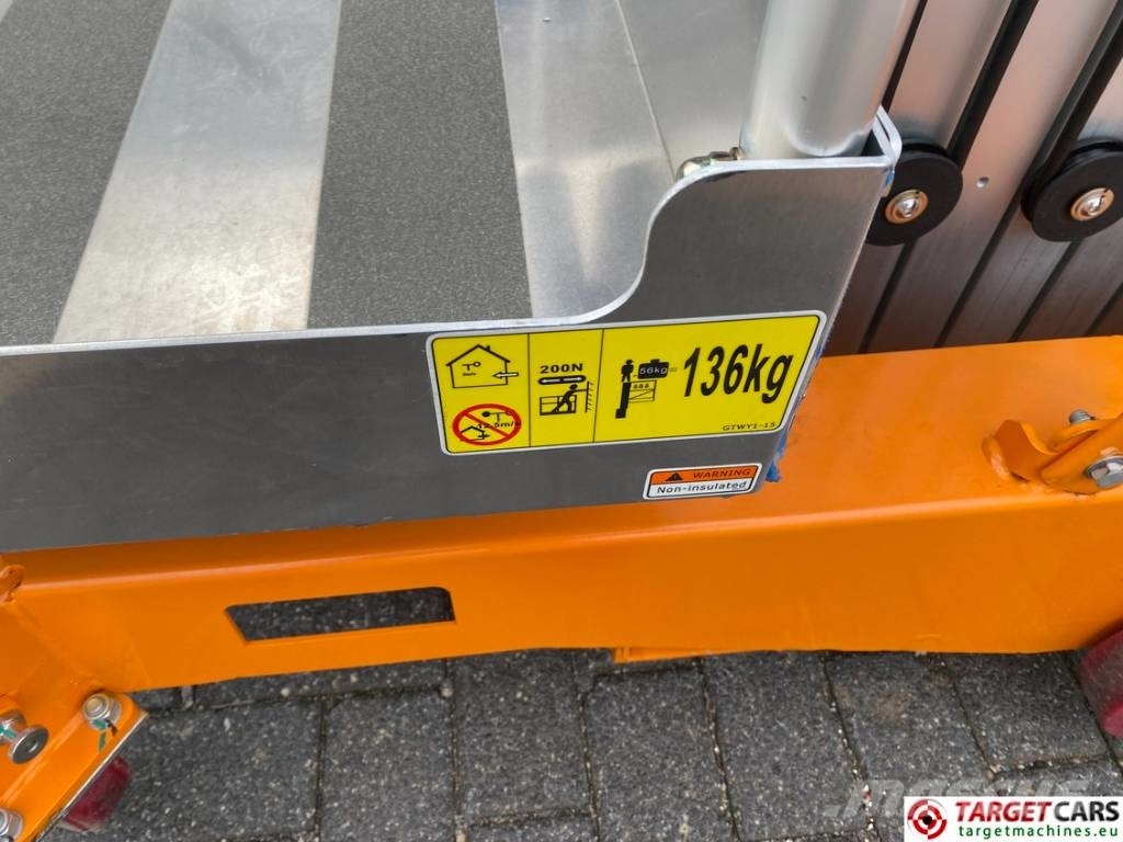 Hangcha HV120M-LC Electric DC Vertical Mast Lift 1240cm Vertikaalsed mast tõstukid