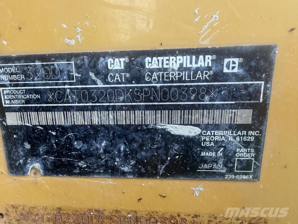 CAT 320DL | 2010 | 9,000hrs | INBOUND JEDDAH Rupsgraafmachines
