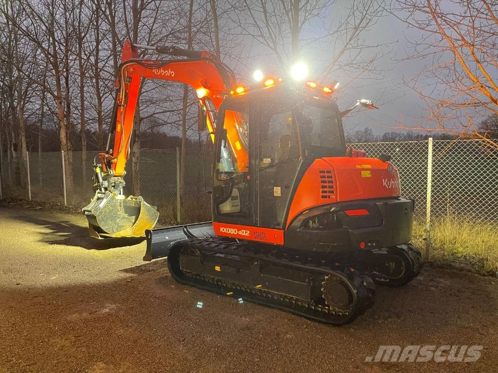 Kubota KX 080-4 中型挖掘机