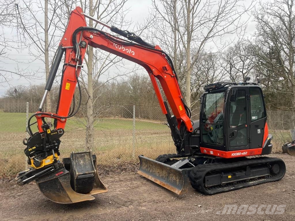 Kubota KX 080-4 中型挖掘机