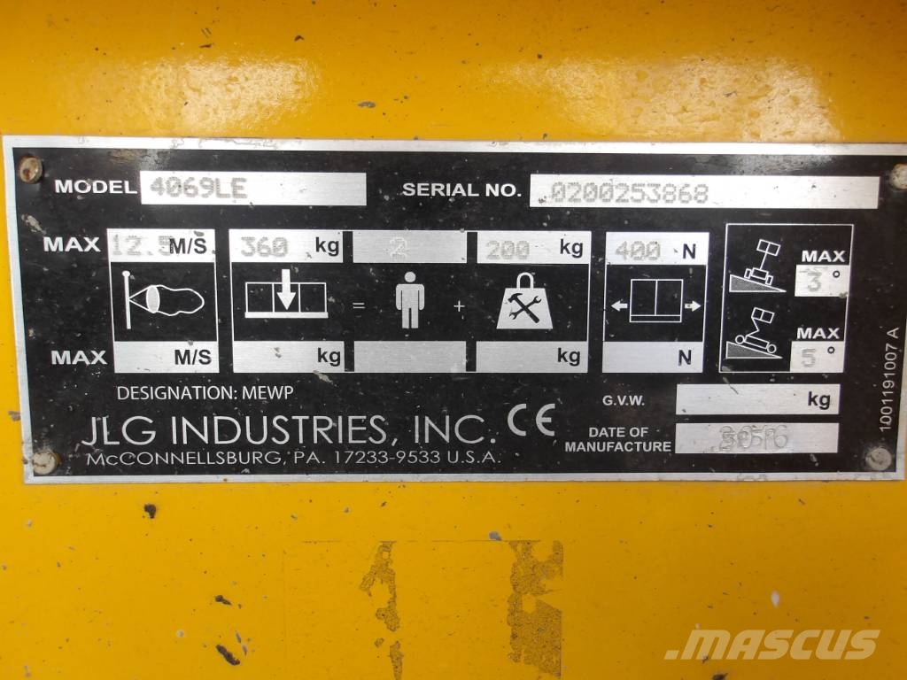 JLG 4069 LE Saxlifte