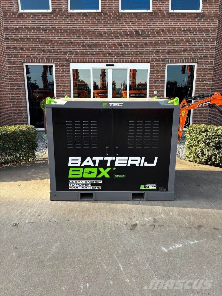 Etec Batterij-box 199kwh/ Accu box / energie opslag sys Muud generaatorid