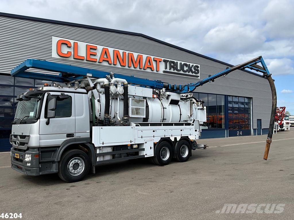 Mercedes-Benz ACTROS 2640 6x4 Muller Combi kolkenzuiger 콤비/진공 트럭