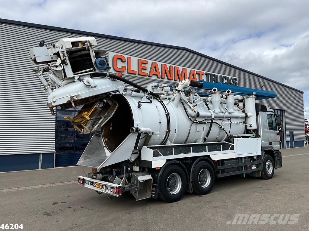 Mercedes-Benz ACTROS 2640 6x4 Muller Combi kolkenzuiger 콤비/진공 트럭