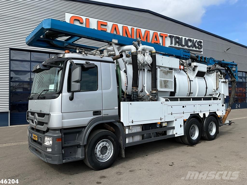 Mercedes-Benz ACTROS 2640 6x4 Muller Combi kolkenzuiger 콤비/진공 트럭