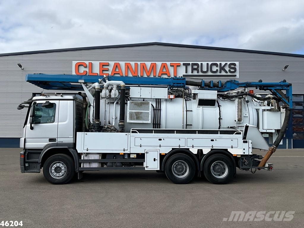 Mercedes-Benz ACTROS 2640 6x4 Muller Combi kolkenzuiger 콤비/진공 트럭