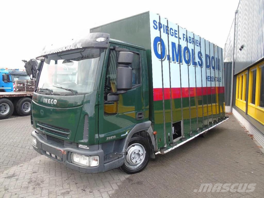 Iveco Eurocargo 75 E 180  GLASWAGEN شاحنات ذات هيكل صندوقي