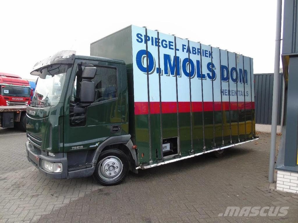Iveco Eurocargo 75 E 180  GLASWAGEN شاحنات ذات هيكل صندوقي