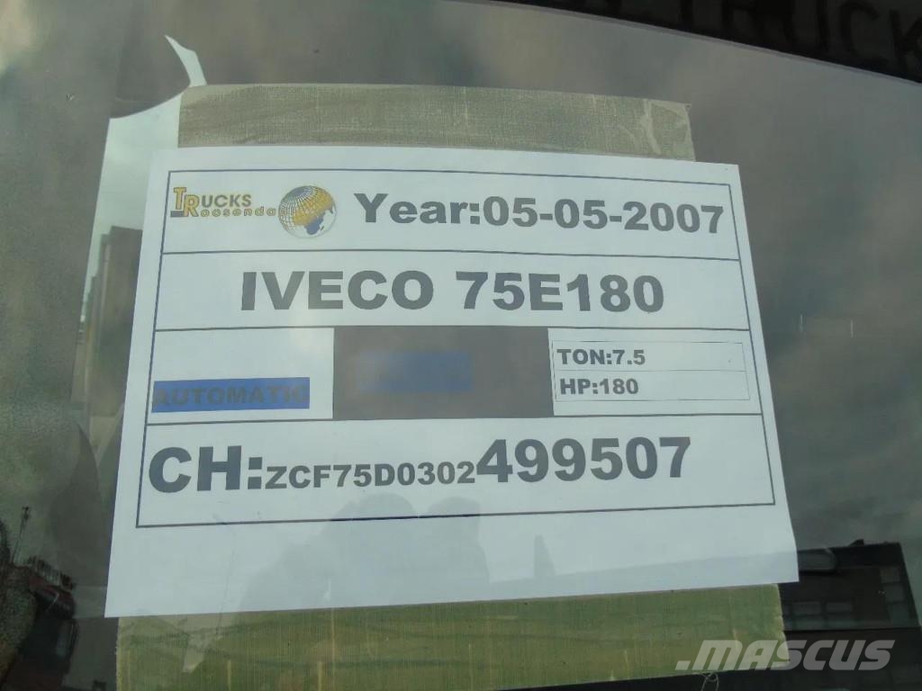 Iveco Eurocargo 75 E 180  GLASWAGEN شاحنات ذات هيكل صندوقي