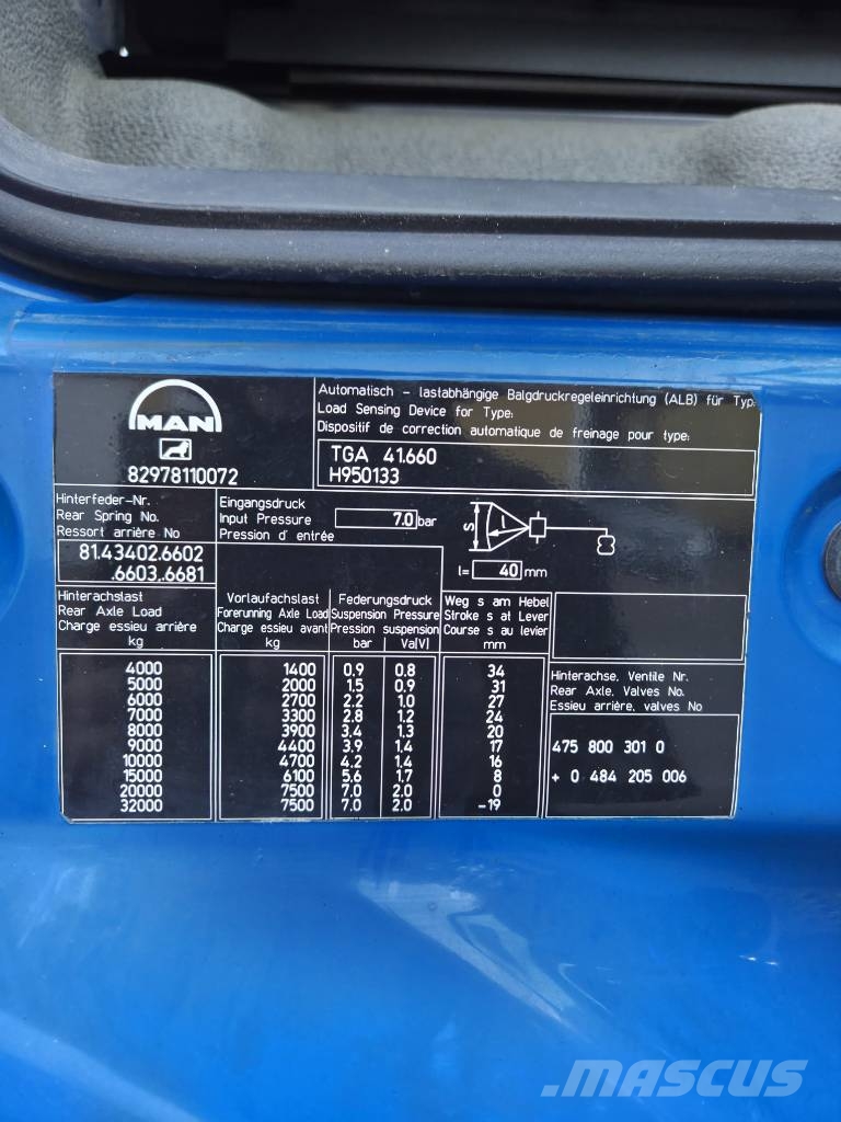 MAN TGA 41.660 Camiones tractor