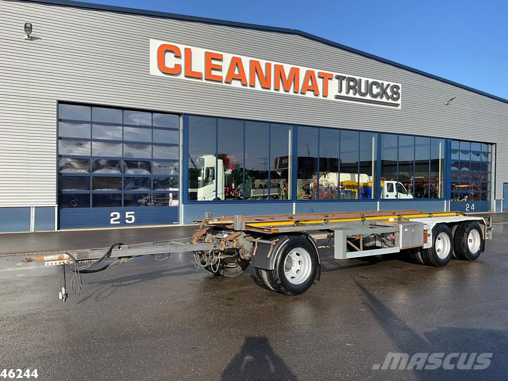 GS Meppel 3-assige containeraanhangwagen 컨테이너 트레일러