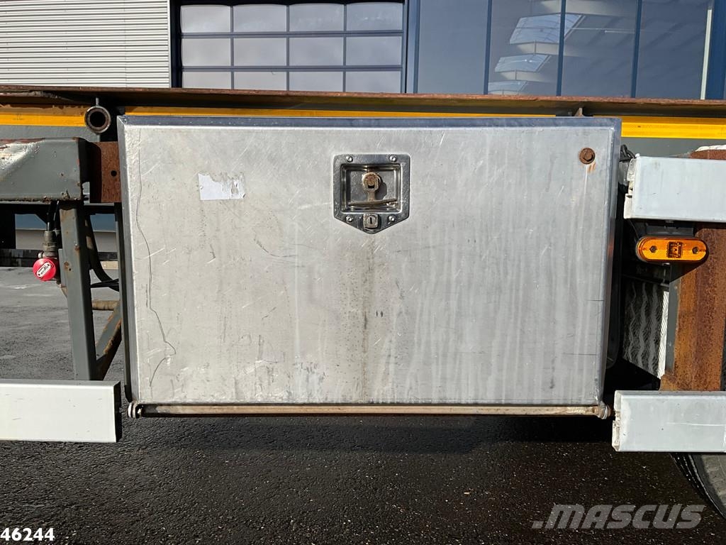 GS Meppel 3-assige containeraanhangwagen 컨테이너 트레일러