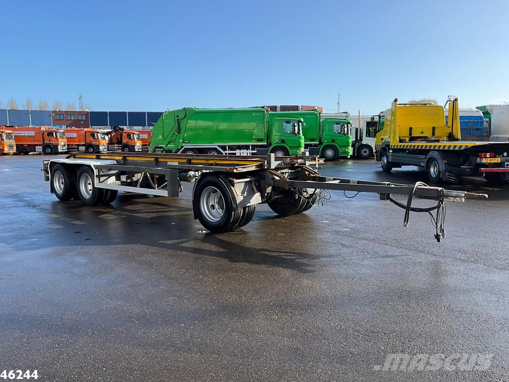 GS Meppel 3-assige containeraanhangwagen 컨테이너 트레일러