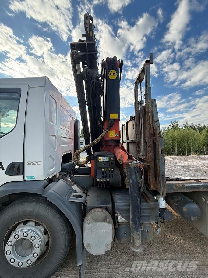 Volvo FE320 6x2 Araç üzeri vinçler