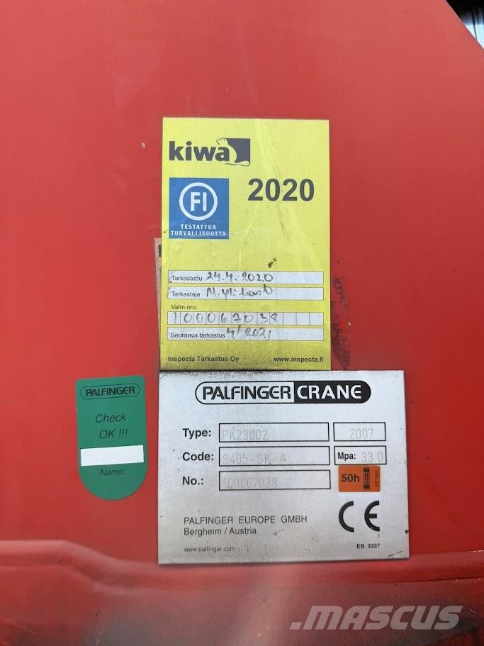 Volvo FE320 6x2 Araç üzeri vinçler