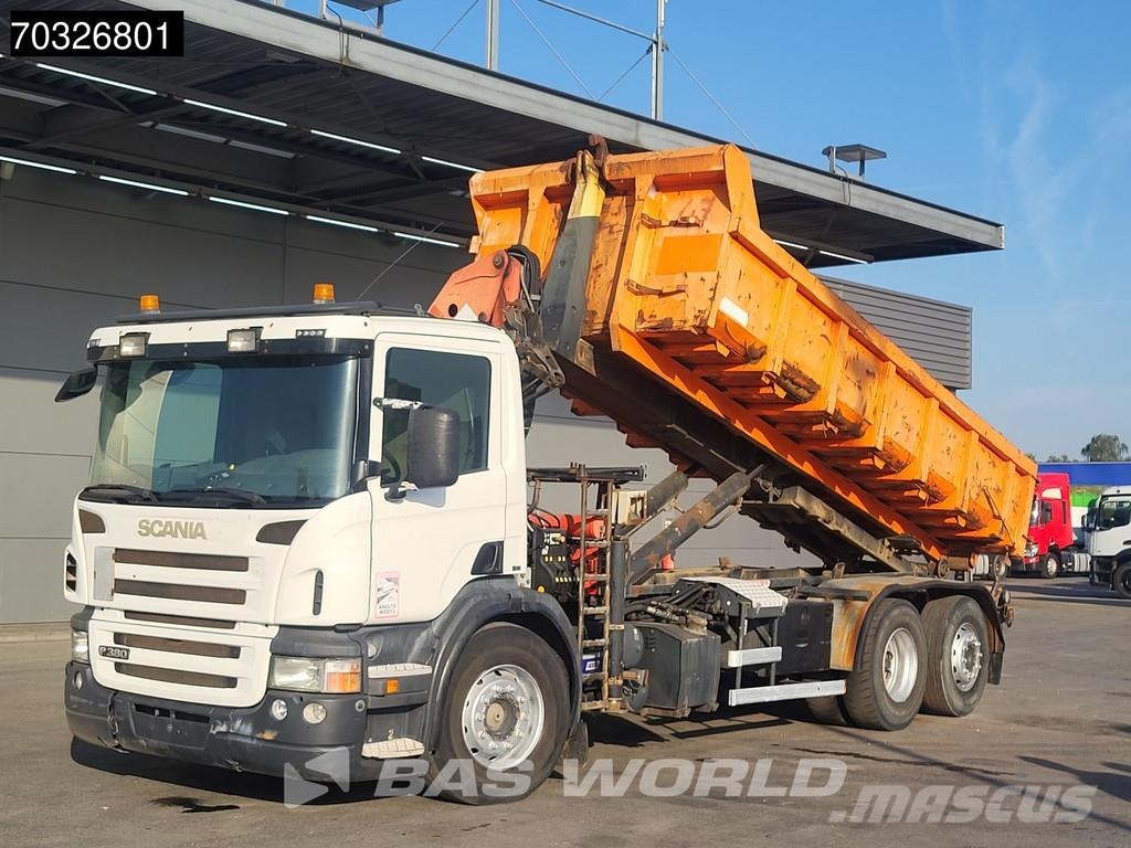 Scania P380 P 6X2 Palfinger PK15500 Kran Crane 20tons con Camiones elevadores de gancho