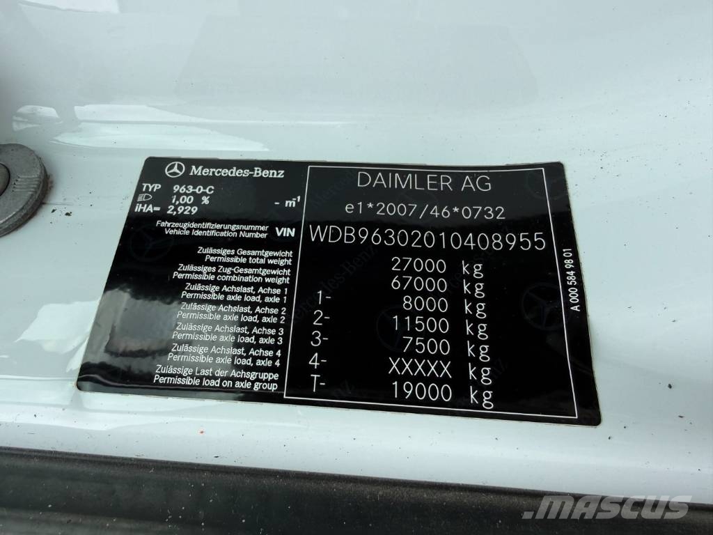 Mercedes-Benz Actros 2546 Hyva Kroghejs /Hooklift / Abrollkipper Abrollkipper