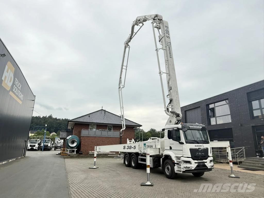 MAN TGS 26.520 MAN TGS 26.520 6x4 SWAN TSP 38-5 160RZ Betonvežiai