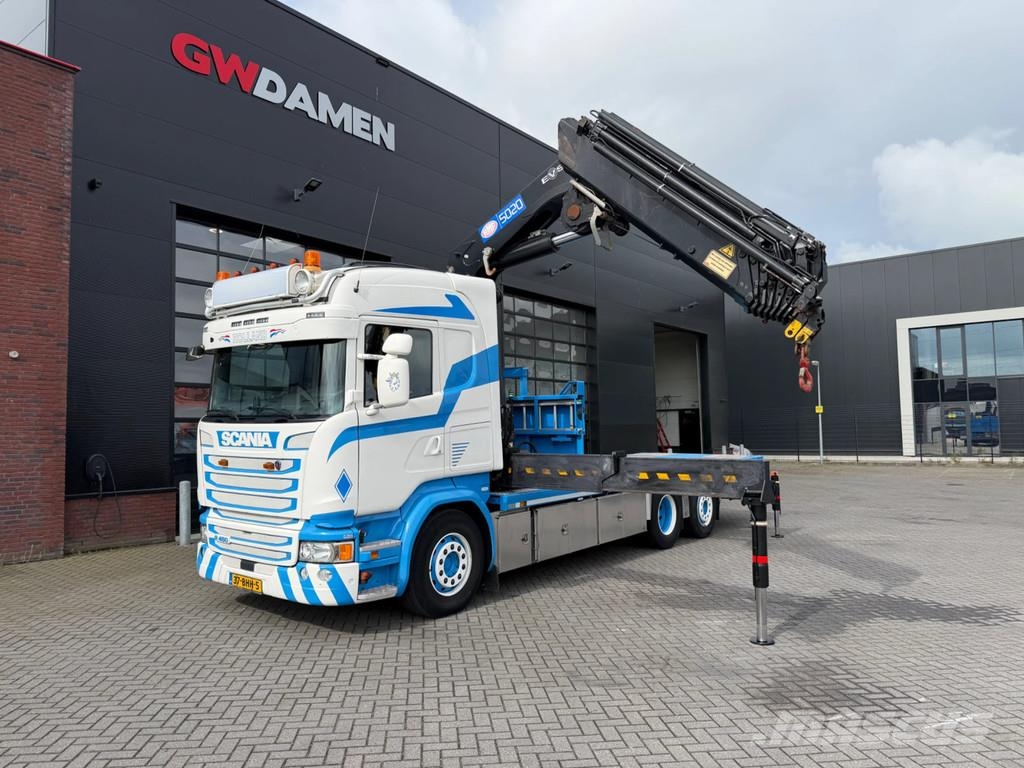 Scania R450 6x2 HMF 5020-K7+2 ,Winch Euro 6 Mobiilinosturit
