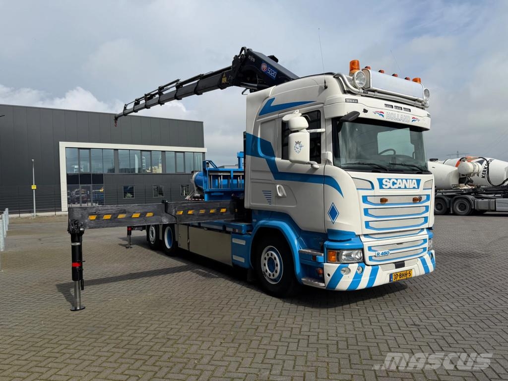 Scania R450 6x2 HMF 5020-K7+2 ,Winch Euro 6 Mobiilinosturit