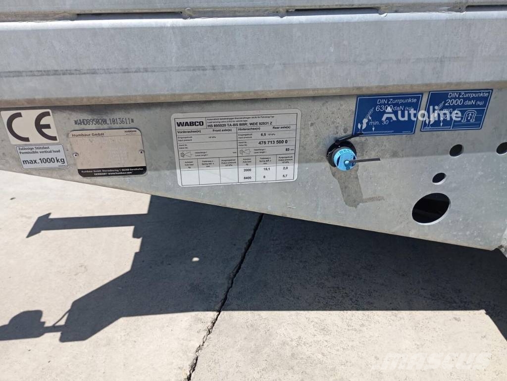 Humbaur E12007 Ρυμούλκες κλούβα