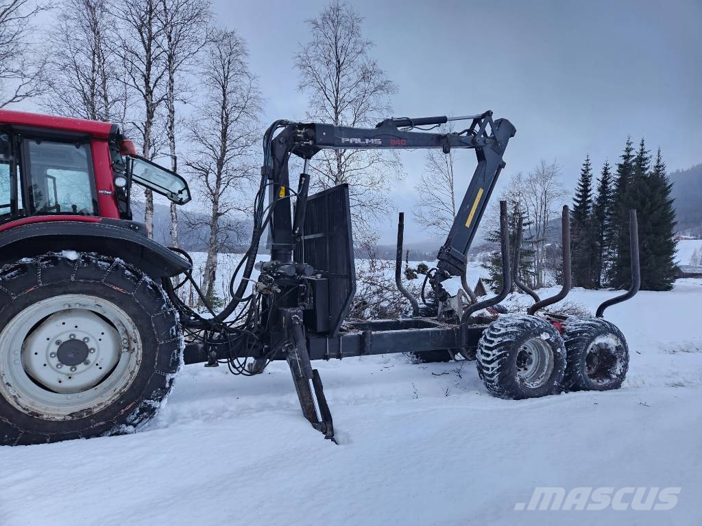Palms Huggarvagn 14D med 840 kran Weitere Anhänger